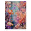 Coral Reef Fish Paradise II - impression moderne en bois orange sur bois de pin naturel-346167603