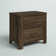 Julius 2 Drawer Nightstand in Brown