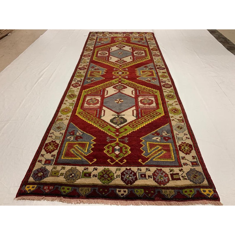 Tapis de couloir 4 x 12 Vintage Anatolian