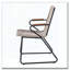 Fauteuil Moonstone avec structure en fer et finition mate durable