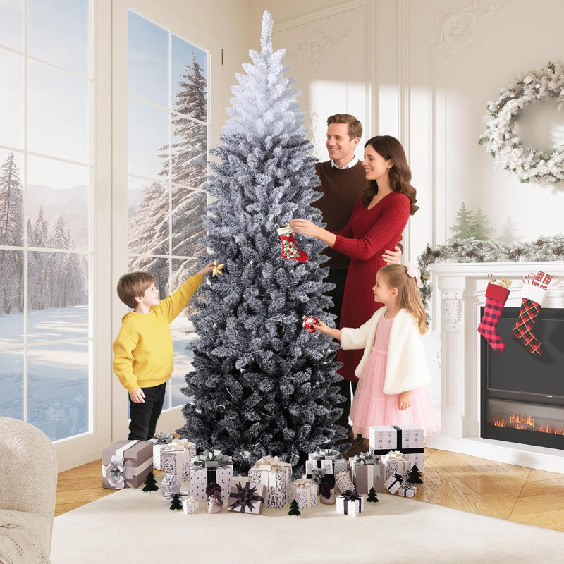 Lighted Artificial Christmas Tree, 2.3' H