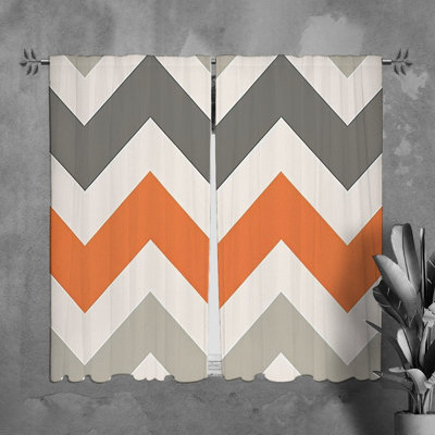 Paire de rideaux obscurcissant en polyester Tayana