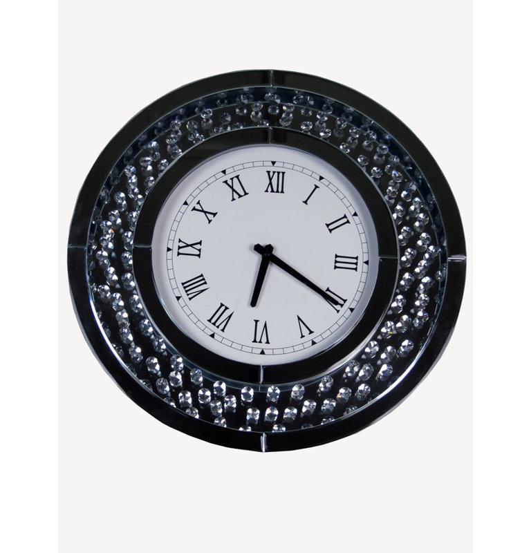 Garrison Glass Wall Clock