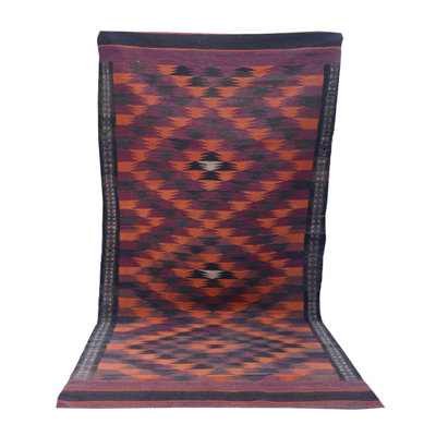 Monticello Rectangle 145 cm x 175 cm Oriental Hand Woven Kilim