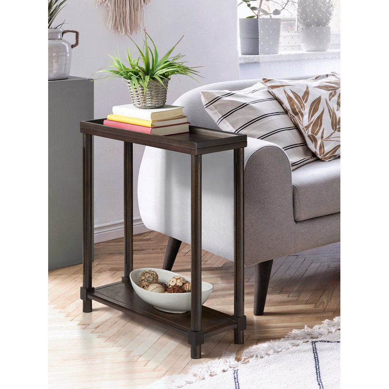 Ensemble de 2 tables de bout étroites avec tablette New Ridge Home Goods Harrison