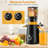 Cold Press Juicer with 4.35" Large Feed Chute Fit Whole Fruits and Vegetables, Slow Masticating Juicer Whole Fruit Juice Maker-107821762