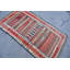 Tapis turc rétro tissé à la main avec motif géométrique rouge pour décoration intérieure rouge / orange