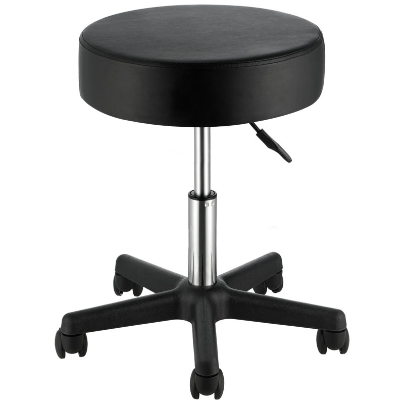 Levica Rolling Stools with Wheels, 400 LBS Weight Capacity Adjustable Height Stool