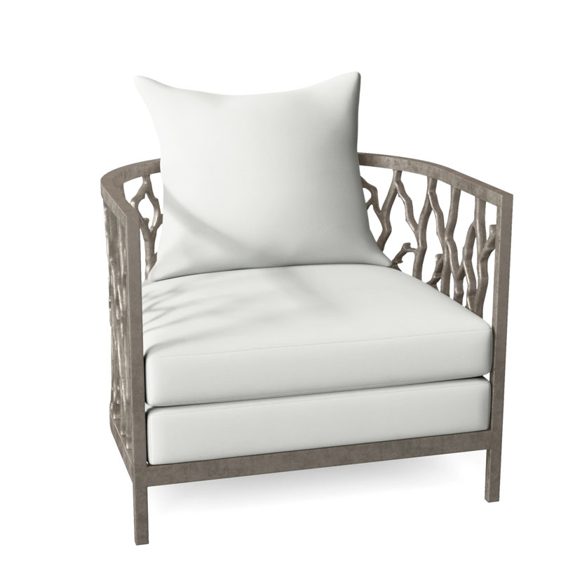 Naples Outdoor Lounge Chair, White Vinyl 6503-000