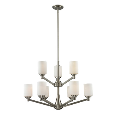 Lustre à niveaux ombrés 9 lumières Seeber