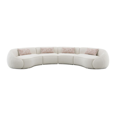 Sahara Sectional Sofa W/4 Pillows