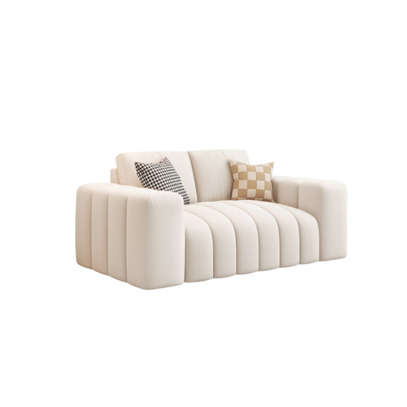 Canapé droit moderne, H 26,37 po x l 67,71 po x P 35,43 po