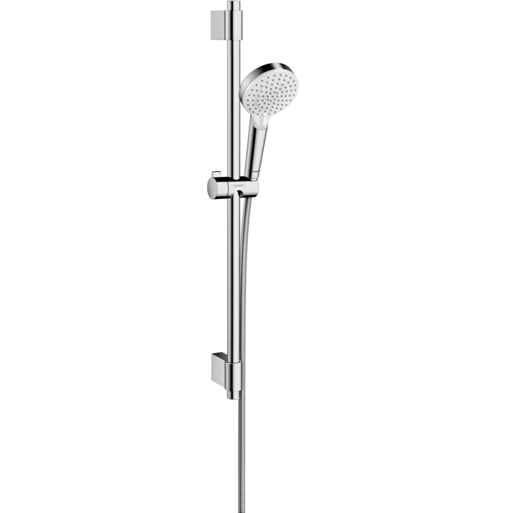 Hansgrohe Crometta Duschset Vario Mit Duschstange 72 Cm Weiß/Chrom