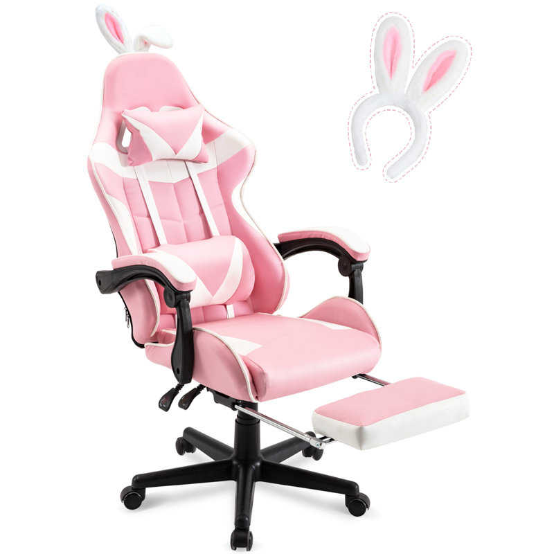 Fauteuil de jeu ergonomique pour adultes Soontrans, Rose