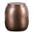 21" Copper Metal Round End Table