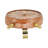 Glam Analog Clock with Metal Resin Mango Wood and Aluminum Construction and Modern Design Elements for Stylish Decorative Accent Display-465365783