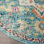 Tapis oriental bleu clair / beige Verda-38754272