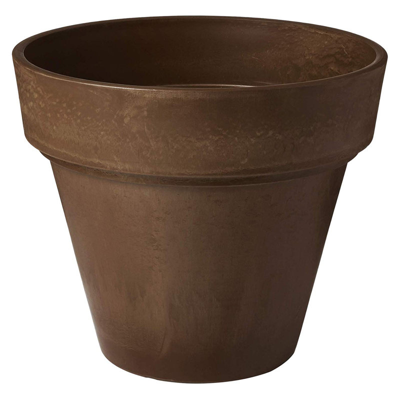 Jermoni Pot Planter, Dark Brown