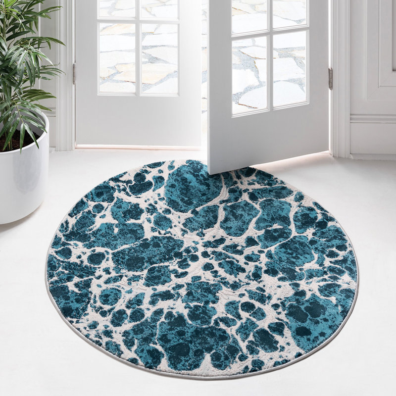 Abstract Indoor Rug, Rectangle 2' x 3'