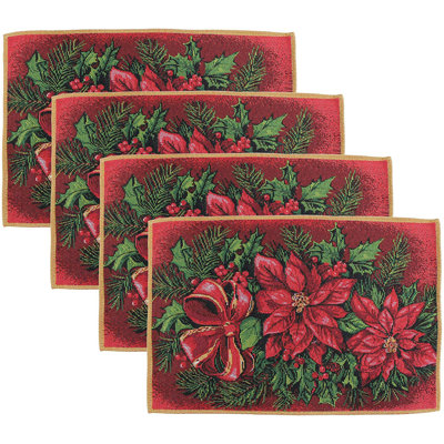 Quigley Polyester Floral Rectangle Placemat