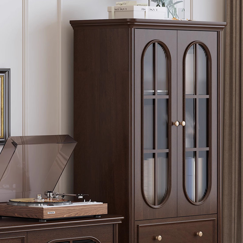 Buffet avec porte vitrée moderne