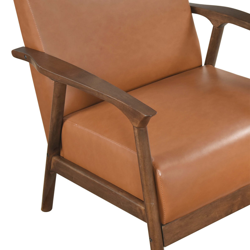 Fauteuil d'appoint Cranbury 27,5 po Mid-Century Modern