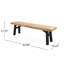 Banc en bois avec lambris captivant et qualité de lambris magnifique