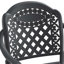 Ensemble de luxe 7 pièces de mobilier de patio en aluminium coulé avec coussins