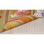 Tapis rouge / orange / vert en laine tissé à la main Bennett Southwestern-1803284810