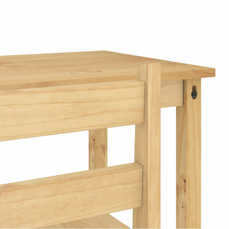 Aarshi 57cm Solid Wood Bar Set, Brown