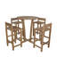 Descanso Sedona 5 Piece Teak Dining Set