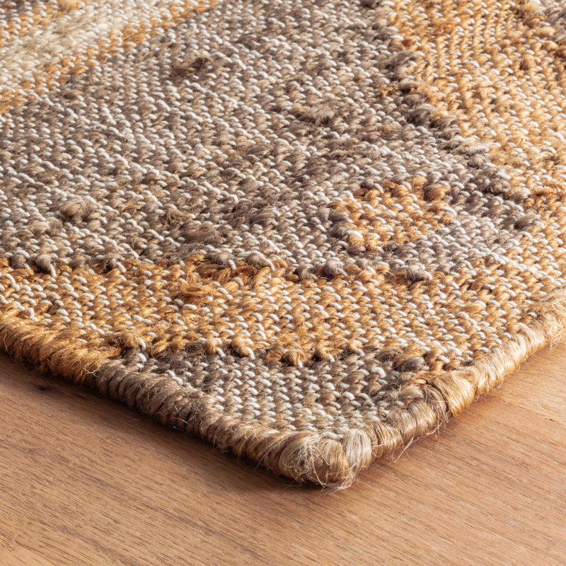 Rumi Handwoven Jute Rug, Rectangle 4' x 6'