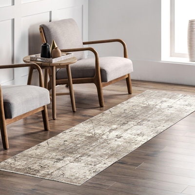 Olenna Performance Washable Abstract Indoor / Outdoor Rug