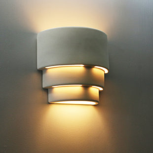 Dara Ceramic Flush Mounted Sconce