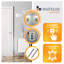 Sonnette avec fil 24 volts Newhouse Hardware Chm24v White | Sonnette électrique pour la maison | Carillon de porte câblé avec porte avant Ding-dong et ton arrière | Équipement électrique pour la maison