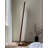 Simple And Retro Wooden Frame Wicker Full-Length Mirror