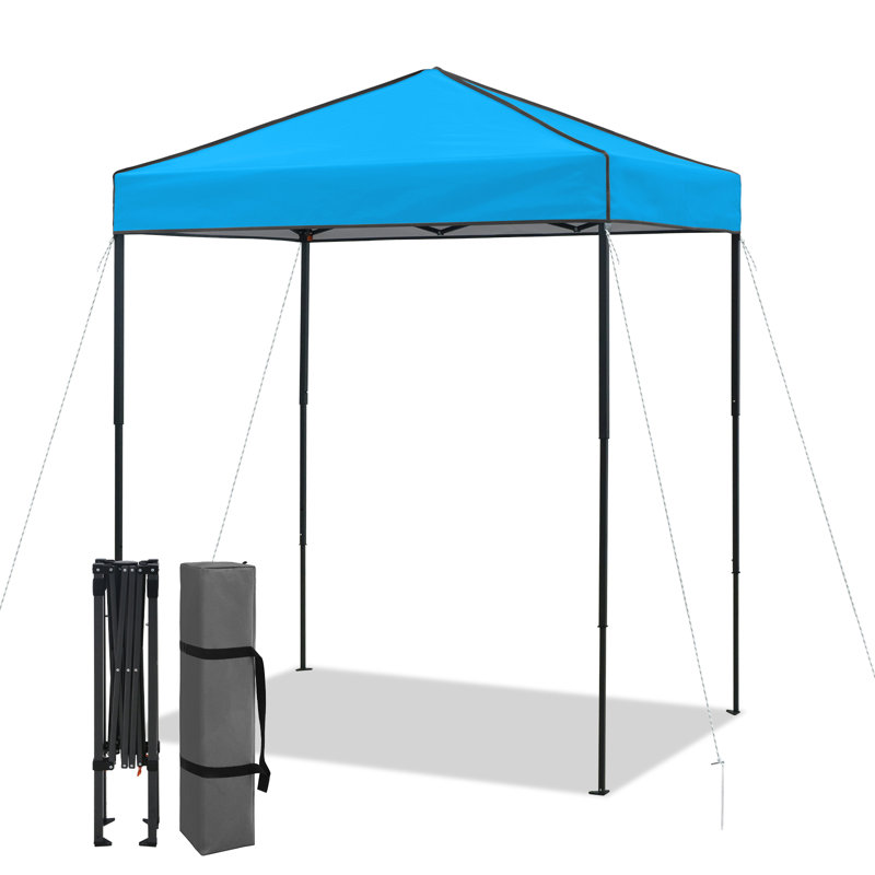 6x4 Canopy Tent, Heavy Duty Pop up Canopy with Carry Bag, Light Blue