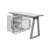 Hermie 55.12'' W L-Shaped Writing Desk with Cabinet