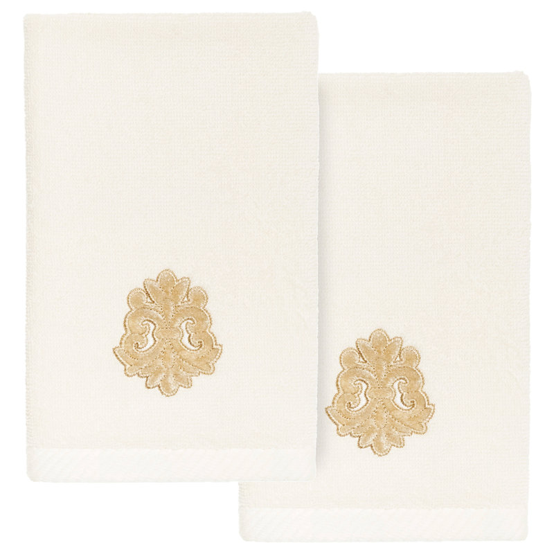  1 Turkish Cotton Fingertip Towel, Beige