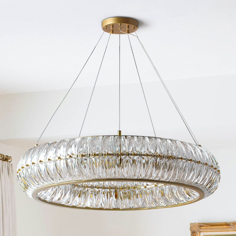 Gibe 8 - Light Dimmable Globe Chandelier