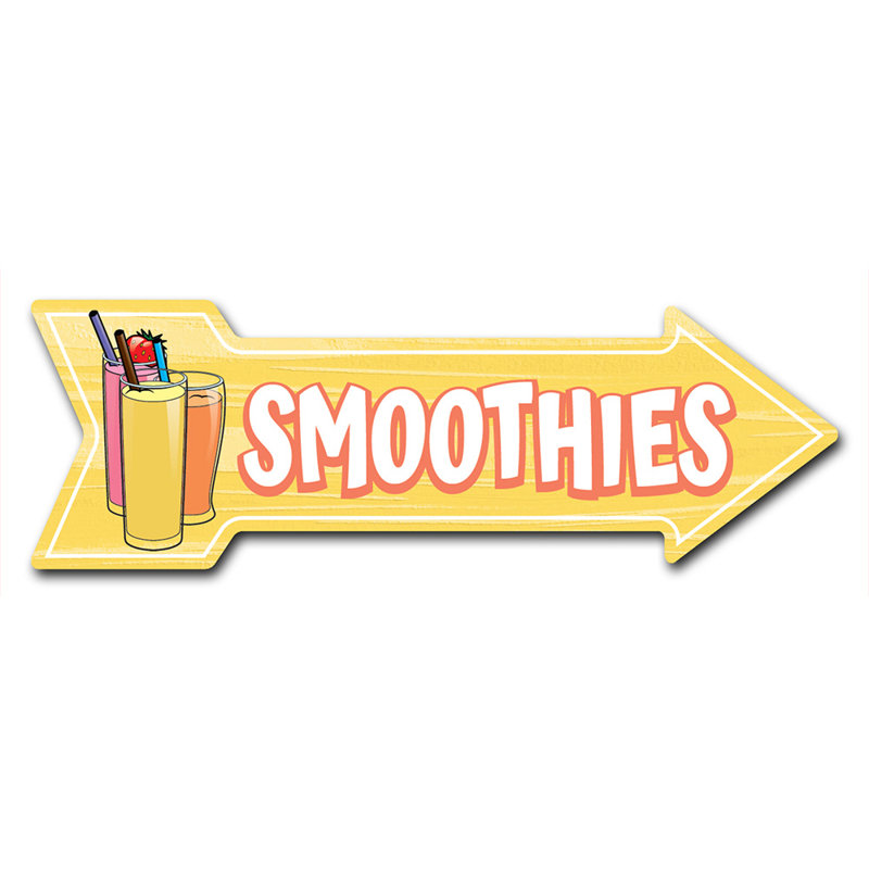 Decal-999611_Smoothies Décalque de flèche amusant 18 "de large, H 10 po x l 30 po x P 1 po