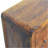 Solid Wood Aspen Chest, 3-Drawers, Chestnut, Brown