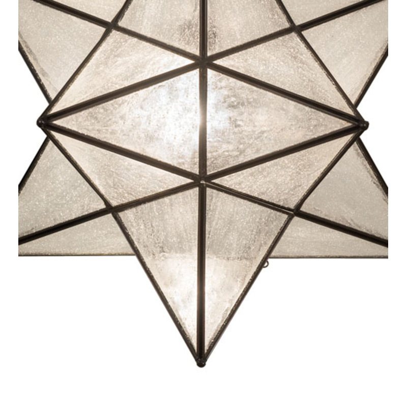 Moravian Star 1 - Light Semi Flush Mount