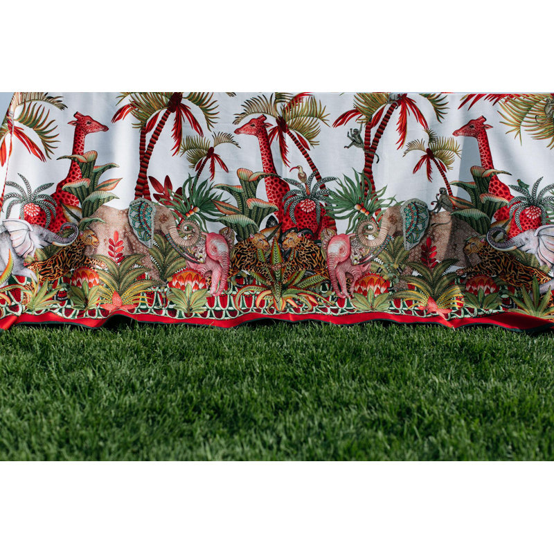 Ardmore Cotton Tablecloth, 138" x 61"