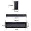 Metro Lane 203.2cm W Black Electric Fireplace with 5120 BTU