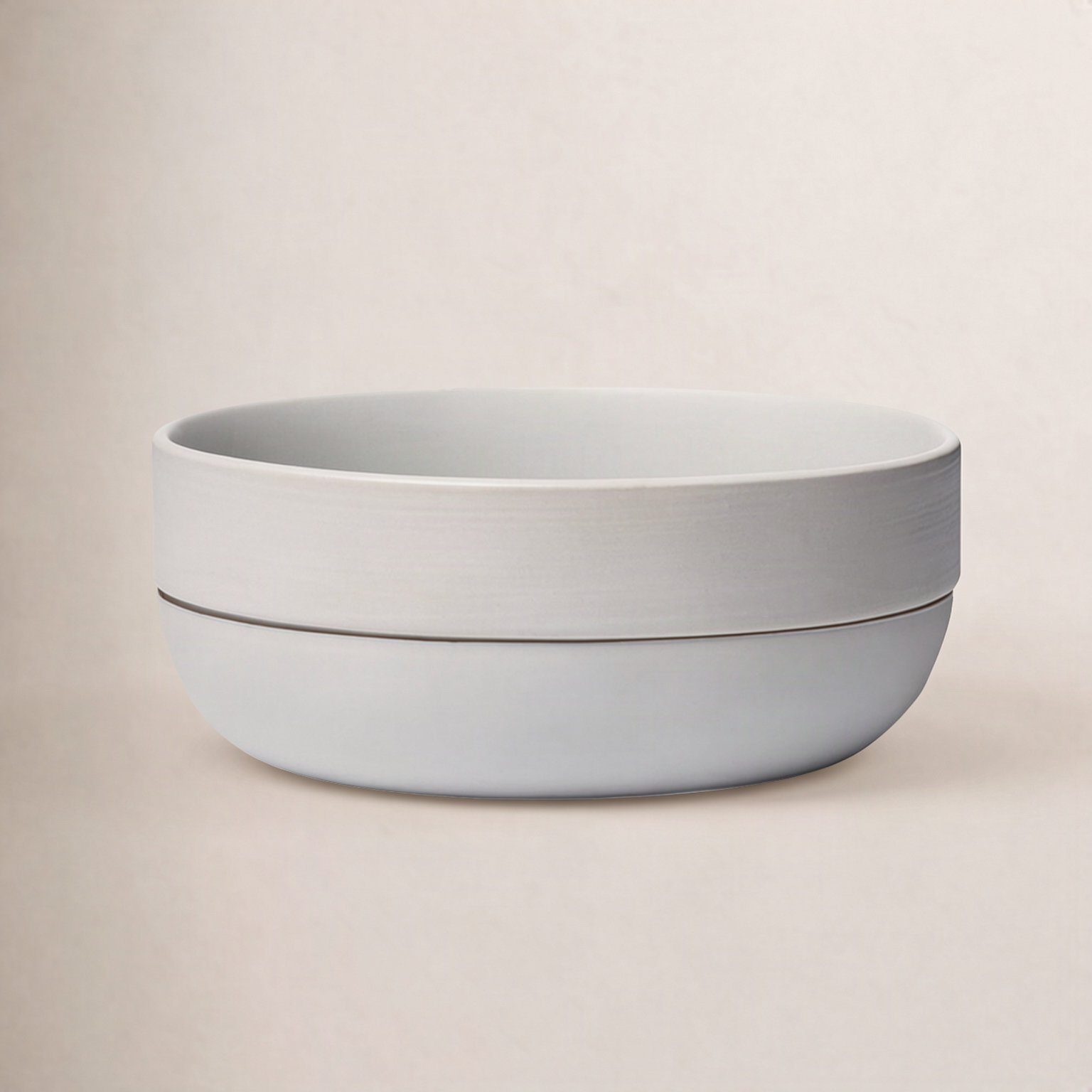 Cling Silicone Bottom Dog Bowl, Small (3"), Light Gray