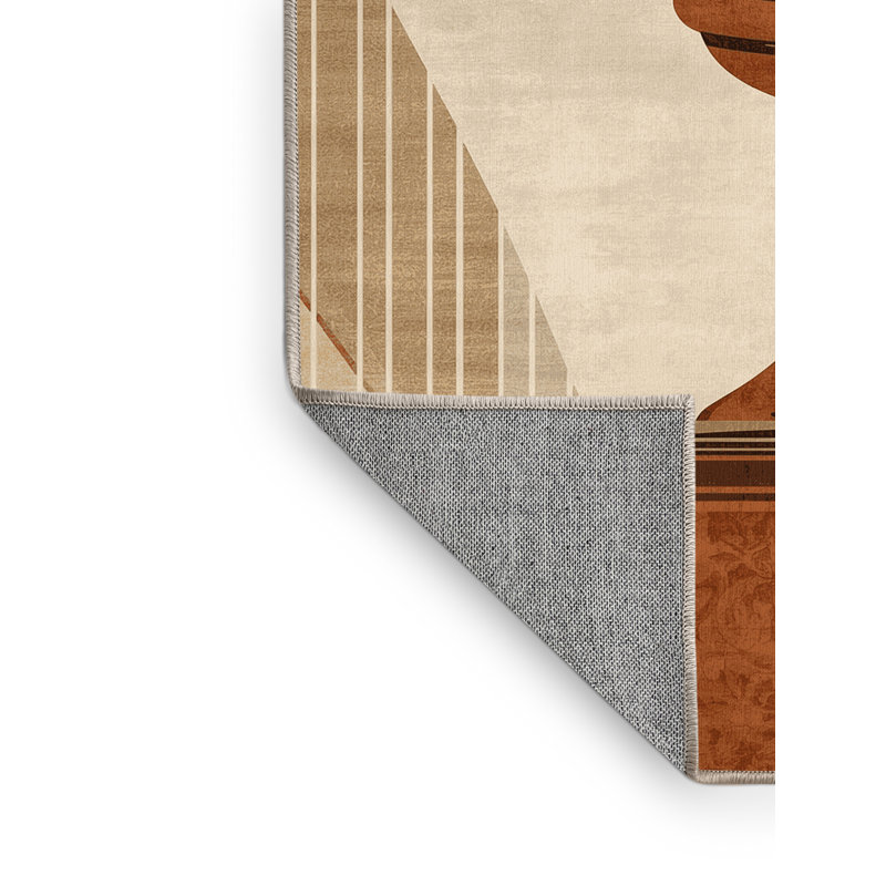 Tapis chic et luxueux lavable à la machine Medford, 2 pi x 3 pi