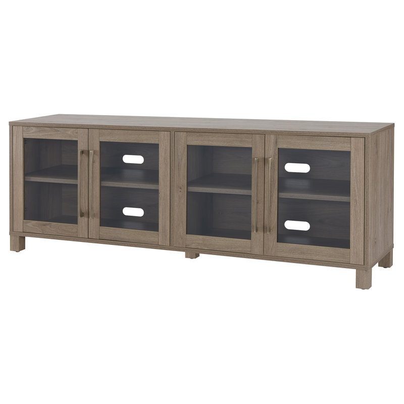 Quincy TV Stand for TVs up to 78", Antiqued Gray