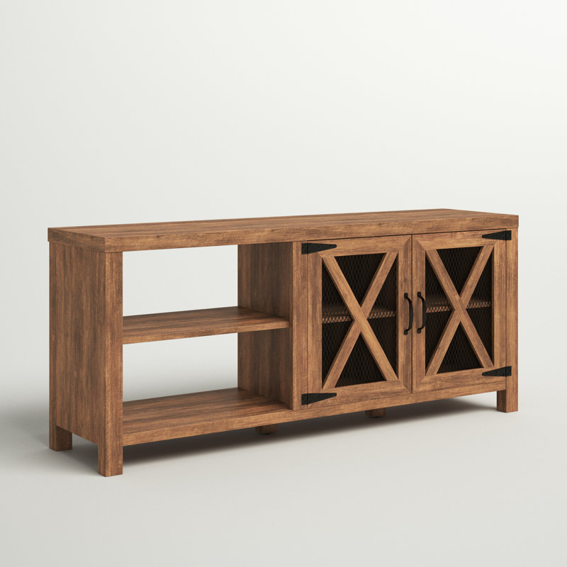 TV Stand for TVs up to 65", Rustic Oak