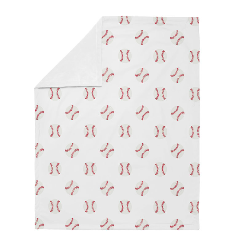 Baseball Patch Security Baby Blanket